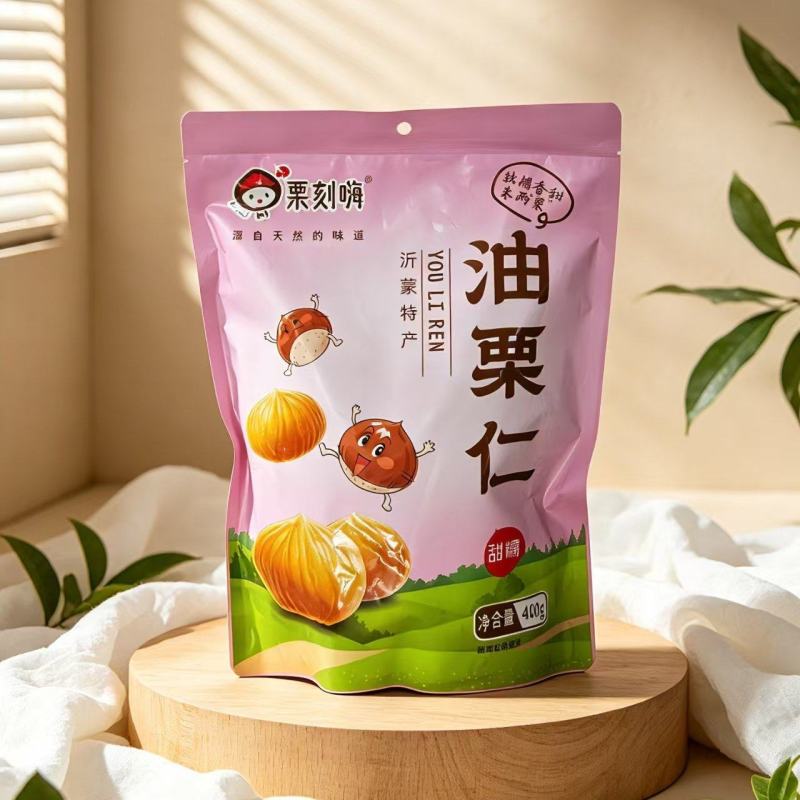 【栗刻嗨】糖渍口味即食油栗仁沂蒙特产源头厂家直销