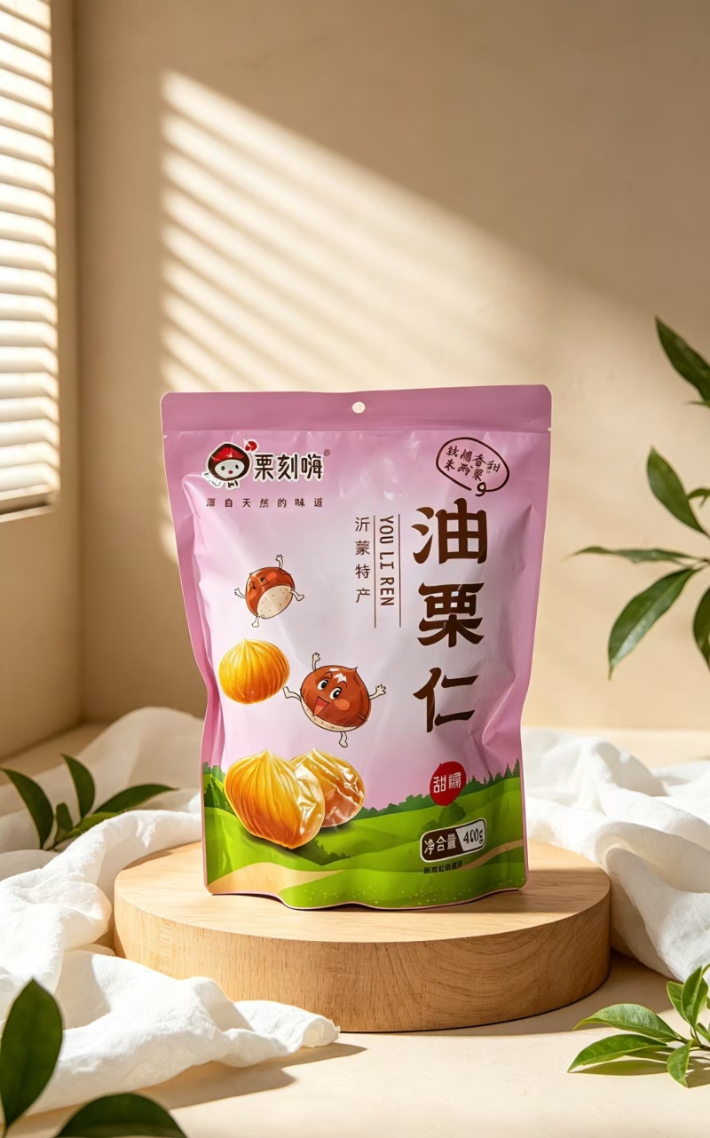 【栗刻嗨】糖渍口味即食油栗仁沂蒙特产源头厂家直销