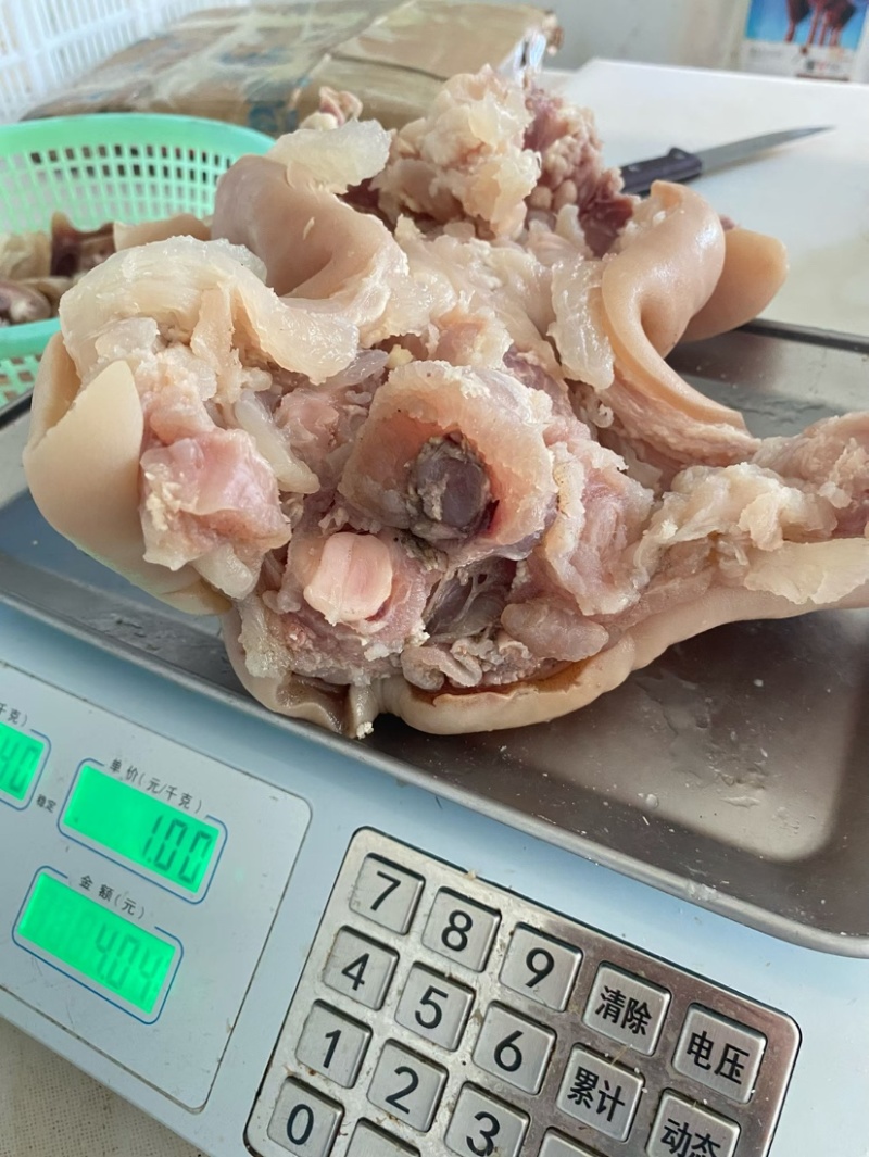 火烧毛去大骨熟牛蹄，牛蹄，