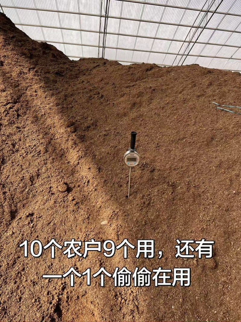 优质有机肥原料鹿茸菇渣货量充足腐熟度好可长期供货