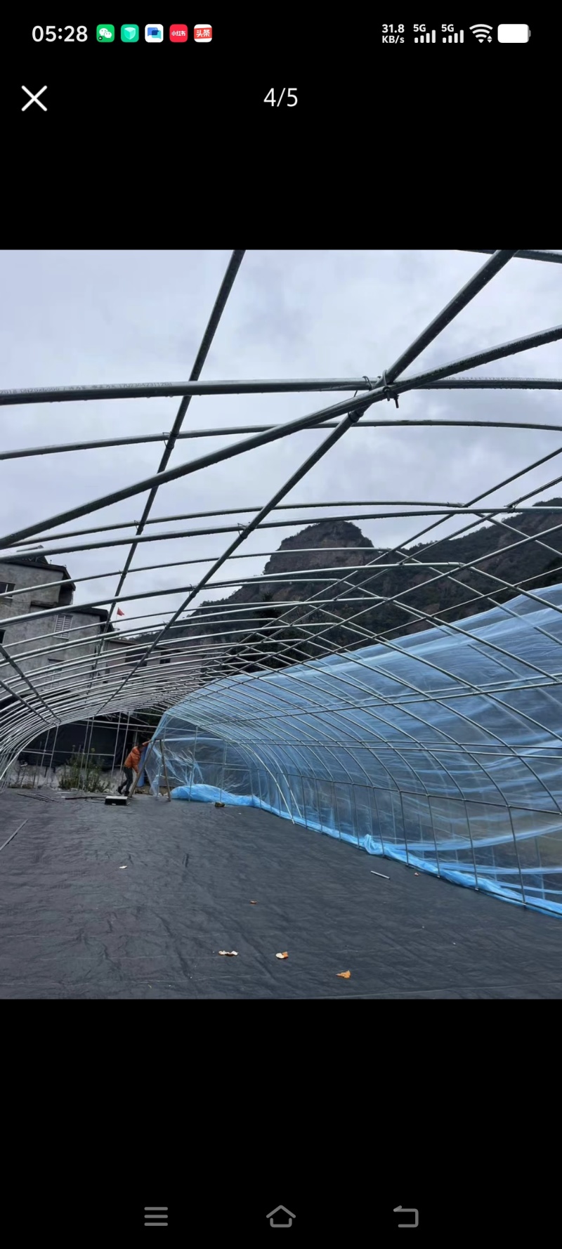 二手大棚西瓜大棚蔬菜大棚羊肚菌大棚日光温室二手大棚骨架
