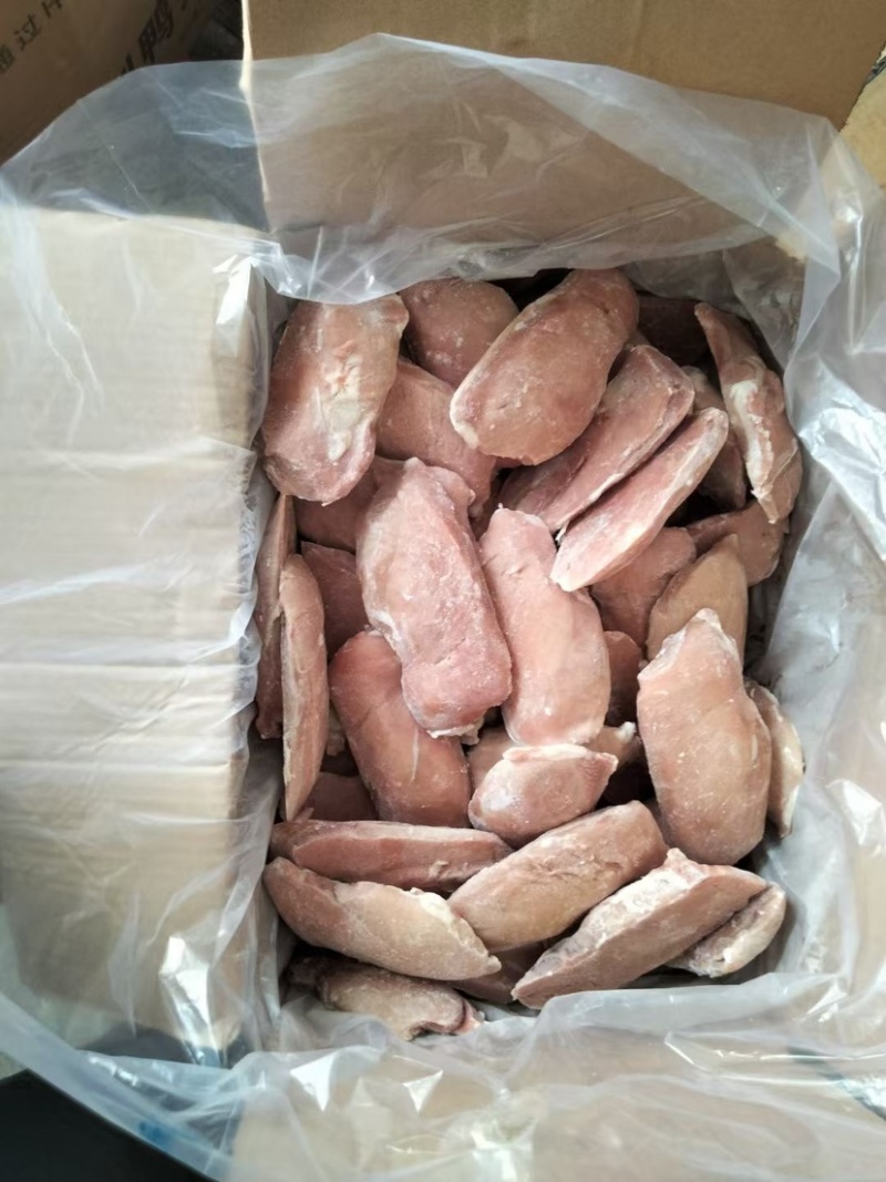 单冻去皮鸭胸肉精修板冻去皮带皮支持定制手续齐全