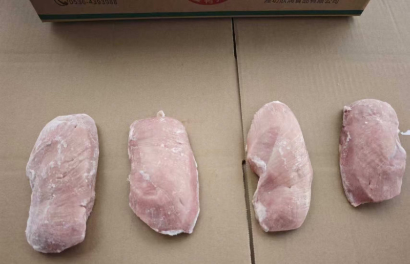 单冻去皮鸭胸肉精修板冻去皮带皮支持定制手续齐全