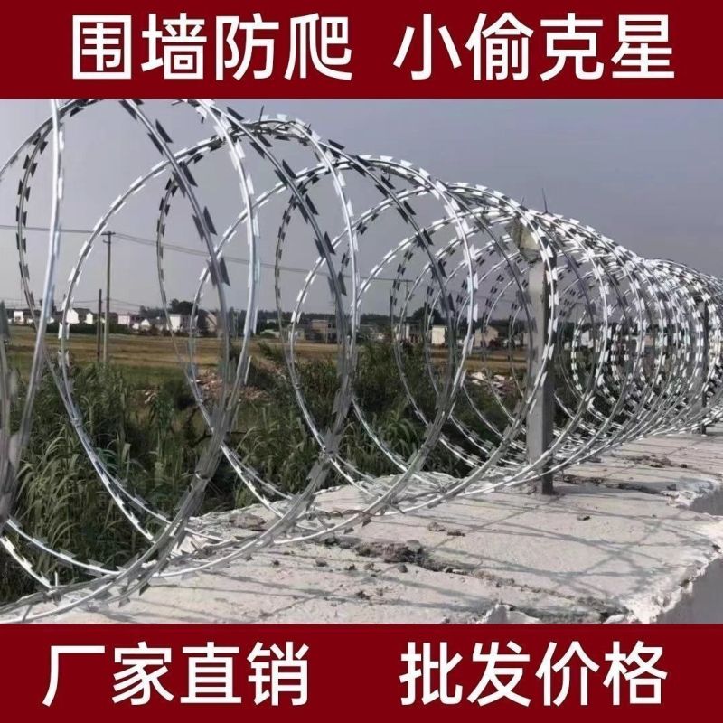 防盗铁丝网刀片刺网围栏防护网