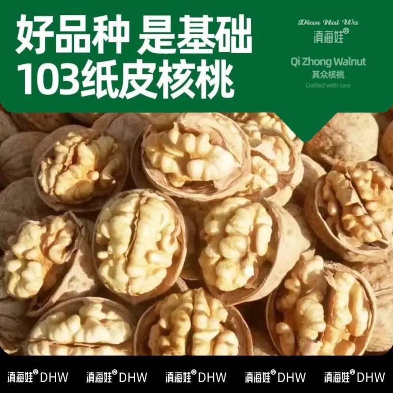 云南有机核桃仁原味新货坚果薄皮核桃休闲零食小吃原