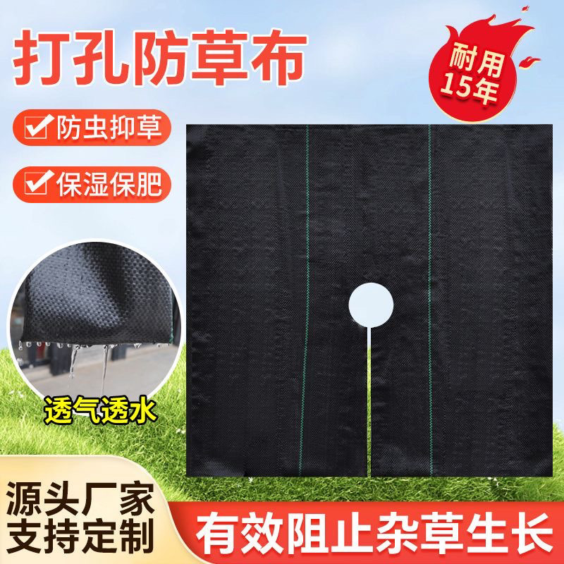 防草布厂家直销地布除草布盖草抑草地膜透气保湿可降解果树果