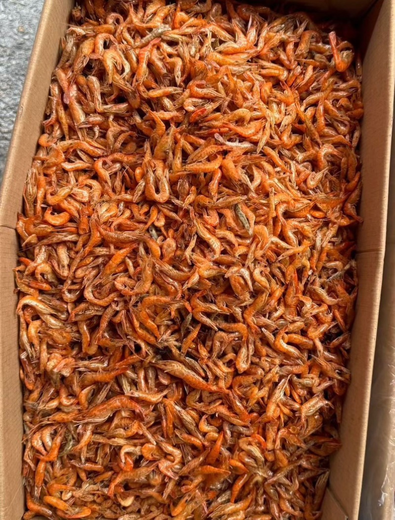 淡水无盐精品烘干河虾，干净卫生，颜色红红鲜亮