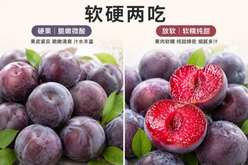 正宗风味玫瑰李红肉李子新鲜时令水果放软撕皮纯甜一件代发