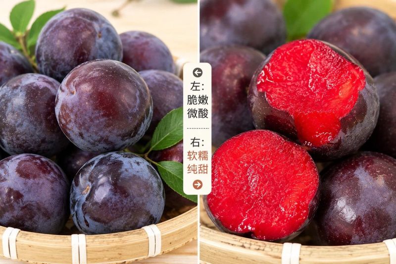 正宗风味玫瑰李红肉李子新鲜时令水果放软撕皮纯甜一件代发