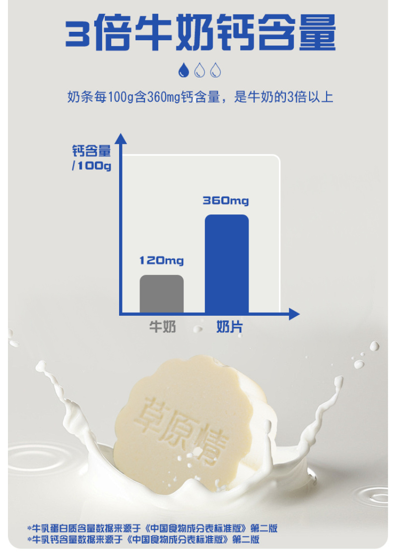 牛初乳卖奶片奶贝工厂源头直发奶香浓郁包邮到家