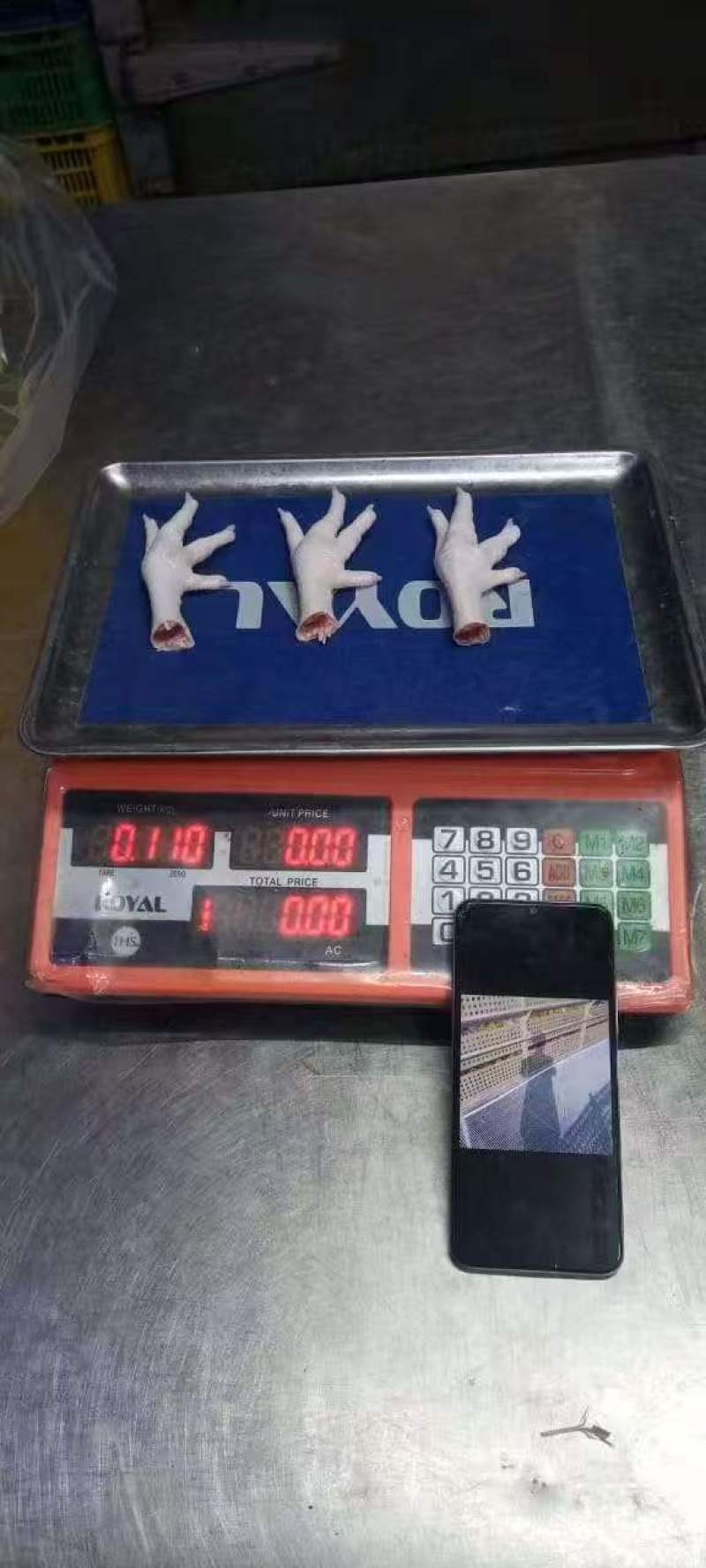 进口泰国139厂冻鸡爪干净无杂质品质保证证件齐全非现货