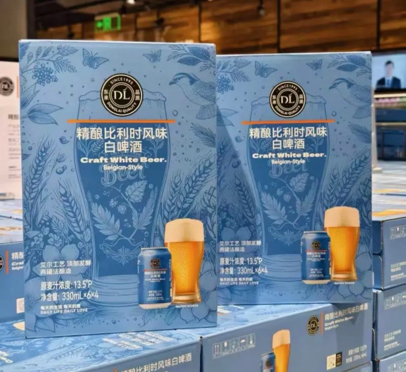 胖东来比利时风味啤酒，入口麦芽浓，进口酵母，顶部发酵