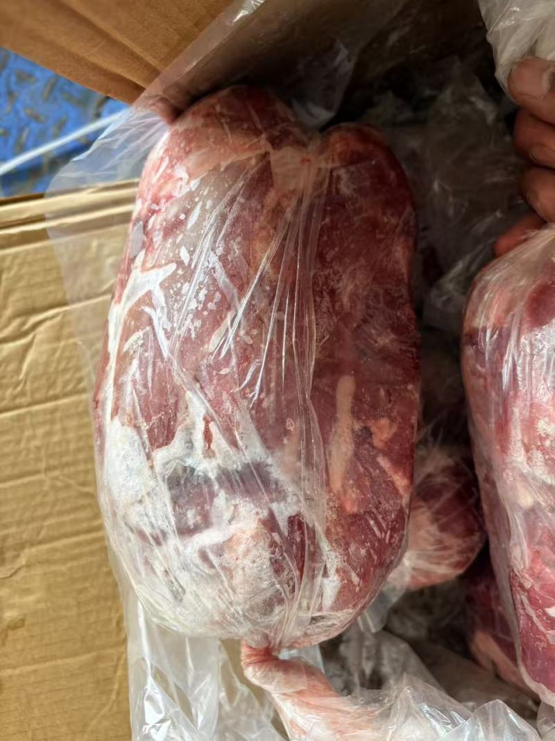 去骨羊后腿净肉，纯干货，鲜羊分割，肉瘦不肥，实拍