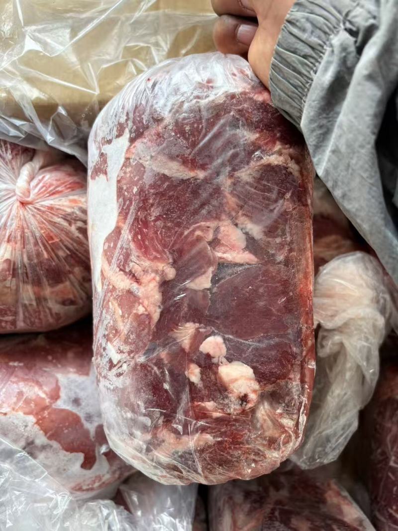 去骨羊后腿净肉，纯干货，鲜羊分割，肉瘦不肥，实拍