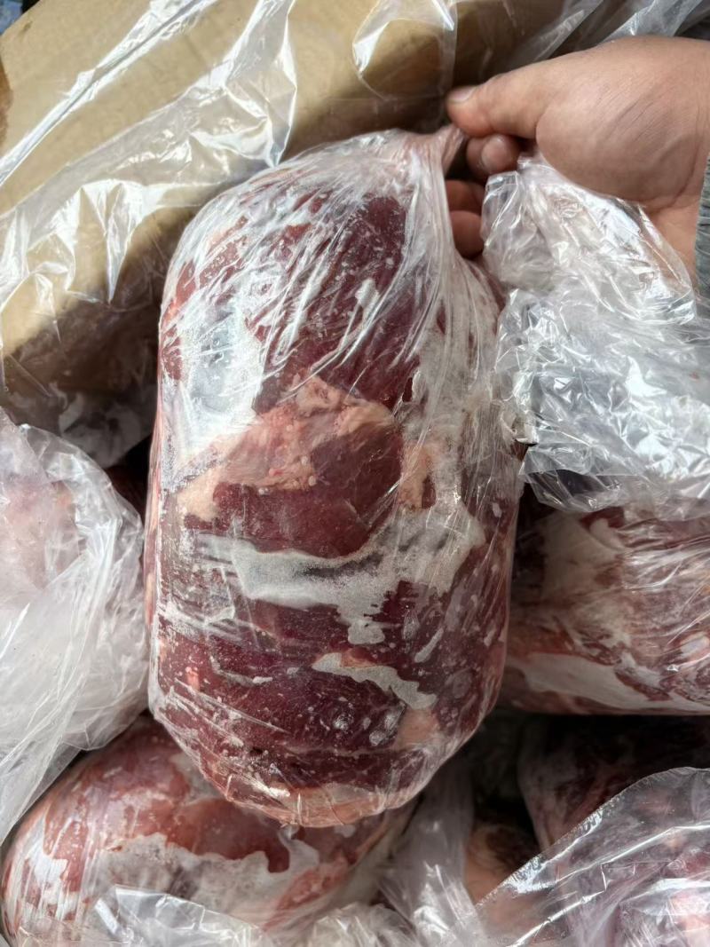 去骨羊后腿净肉，纯干货，鲜羊分割，肉瘦不肥，实拍