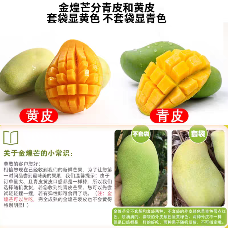 小台芒丶金煌芒丶大青芒一件代发/直播电商供应链