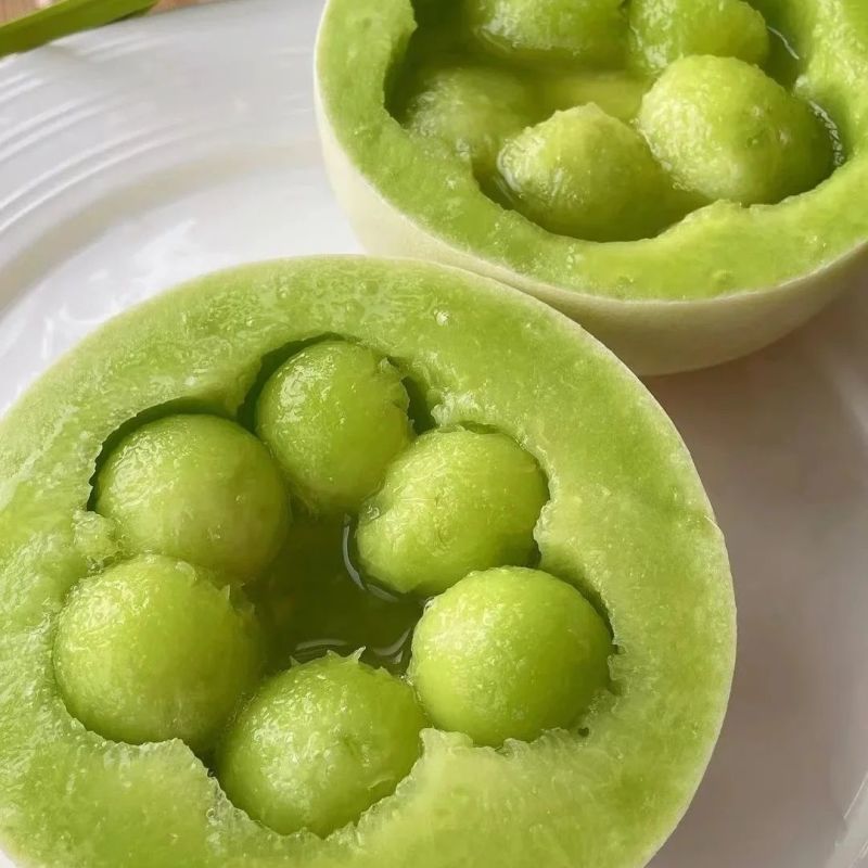【爆甜玉菇】山东玉菇甜瓜冰淇淋当季蜜瓜现摘新鲜水果哈密瓜