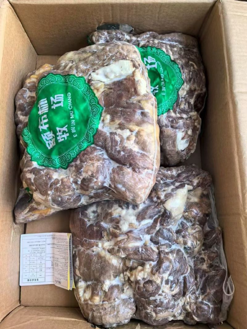 额布林熟羊肉，块大精修无肥油，货源稳定，质量保证。