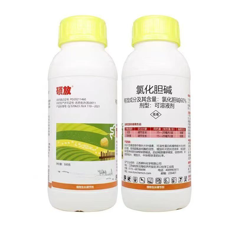 硕放60%氯化胆碱马铃薯花生地下根茎块茎膨大剂植物生长调