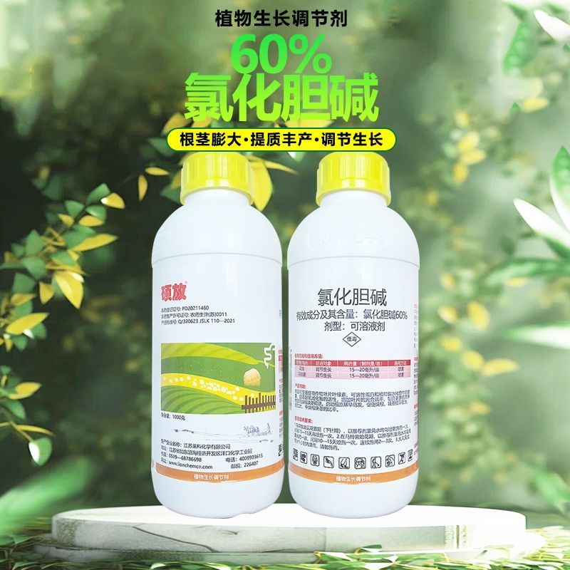 硕放60%氯化胆碱马铃薯花生地下根茎块茎膨大剂植物生长调