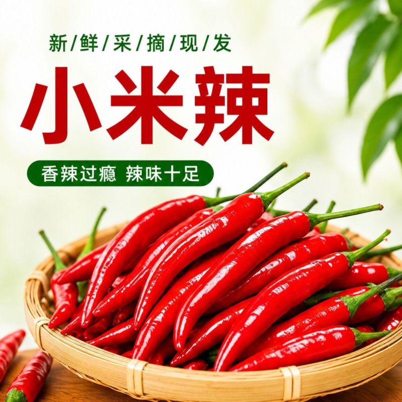 精品，小米红尖椒，今日特价，质量好，品质有保障，需要的联