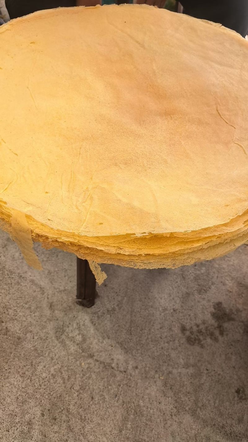 东北手工柴火煎饼东北特色