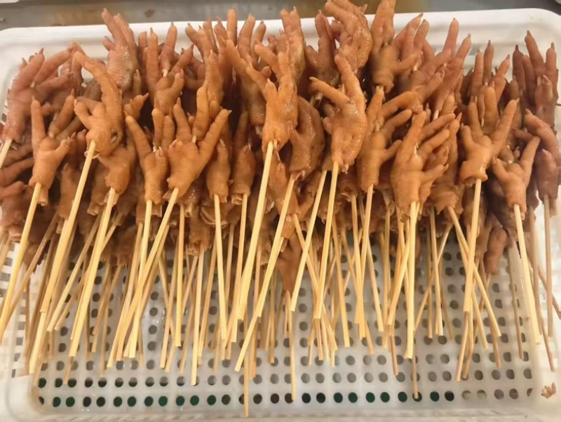 卤鸡爪熟食凤爪开袋即食烧烤串串批发火锅食材全国发货60克