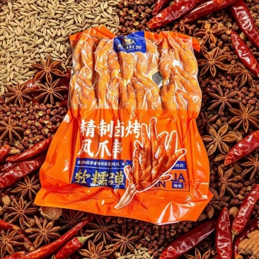 卤鸡爪熟食凤爪开袋即食烧烤串串批发火锅食材全国发货60克