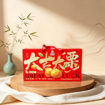大吉礼盒油栗仁山东沂蒙即食板栗仁熟栗子过节送礼坚果休闲