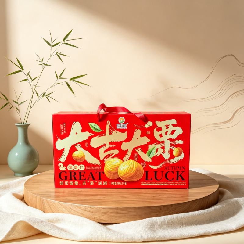 大吉礼盒油栗仁山东沂蒙即食板栗仁熟栗子过节送礼坚果休闲