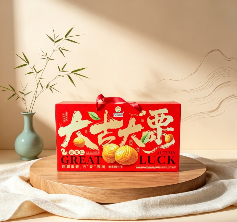 大吉礼盒油栗仁山东沂蒙即食板栗仁熟栗子过节送礼坚果休闲