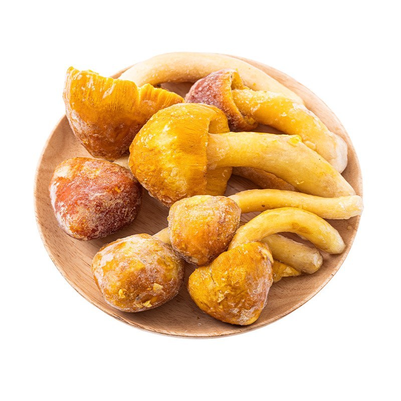 黄落伞速冻黄鸡枞产地批发食用菌菇冷冻火锅店酒店餐饮供应优
