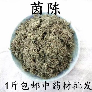 包邮）绵茵陈野生新鲜草茵陈茵陈粉中草药材500g克