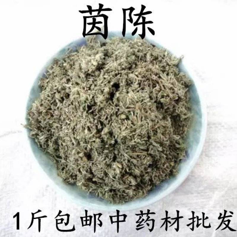包邮）绵茵陈野生新鲜草茵陈茵陈粉中草药材500g克