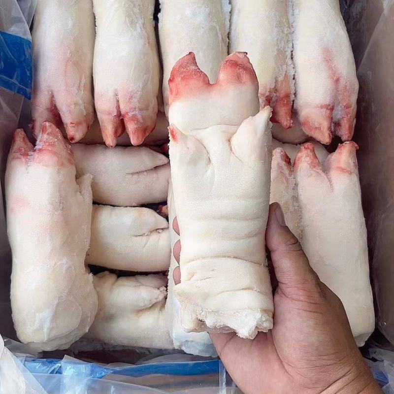 特级纯干带筋前蹄一箱20斤，20个猪蹄