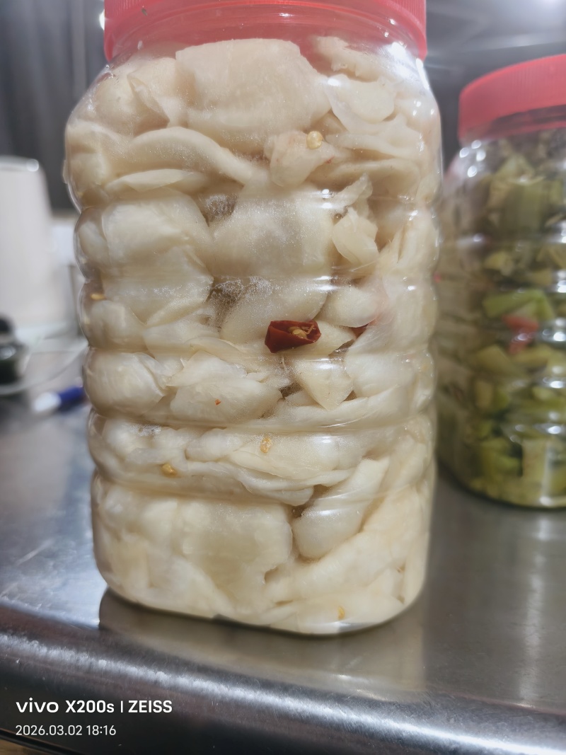 各种新鲜嫩姜，泡姜手工泡菜