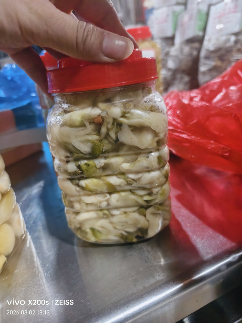 各种新鲜嫩姜，泡姜手工泡菜