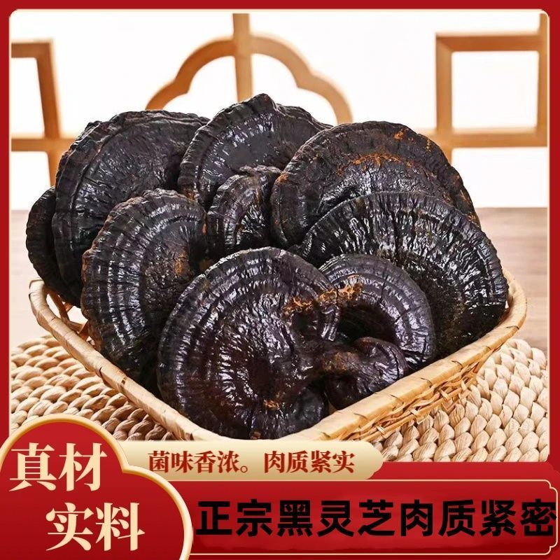 正宗黑灵芝【500克】净重