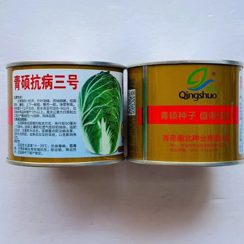 青硕油绿三号大白菜种子优质高产耐贮抗三大病害农家秋