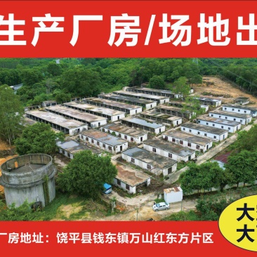 广东潮州市饶平县81亩大型厂房低价出租