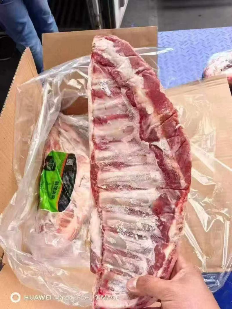 内蒙纯干羔羊肋排，原切精修包瘦，货源稳定，实拍质量看得见