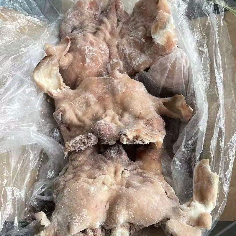 全熟水煮熟羊头肉，纯干货无骨头，适合羊杂汤等多种用途。