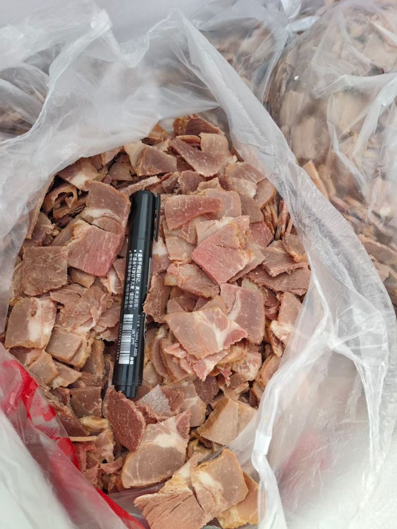 全熟原色熟牛肉片，纯干***，实拍，包瘦适合多种餐饮用。