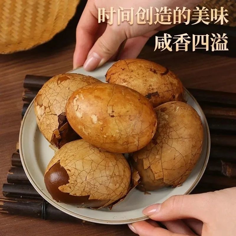 精品五香烤鹅蛋约90q-100g/个整箱9枚
