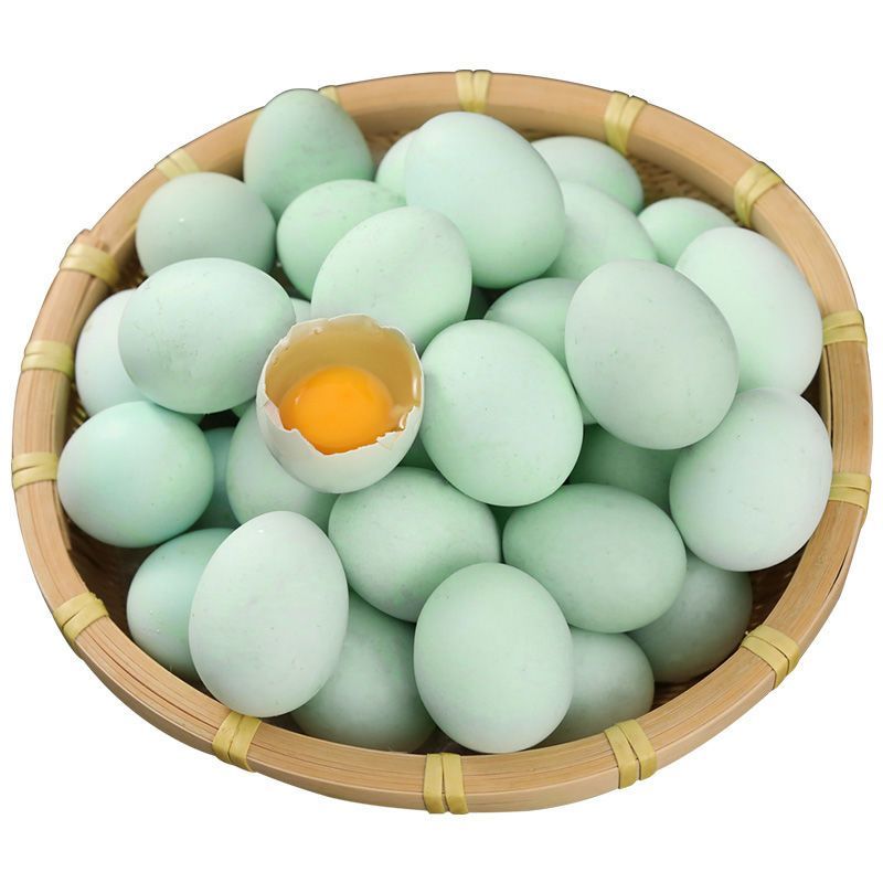 我老家新鲜乌鸡蛋40-45g绿壳蛋农村土鸡蛋