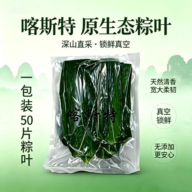 世界长寿之乡，原生态自然粽叶，现采摘
