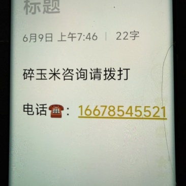 碎玉米