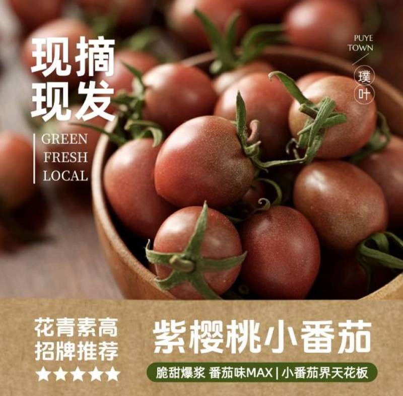 崇明本地生态紫樱桃100斤起售