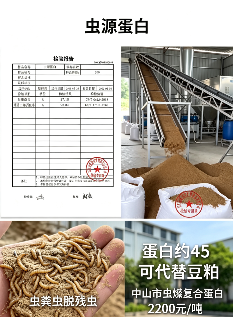 虫㷧蛋白料适合饲料原料，蛋白57适合鱼虾蟹黄鳝水产用