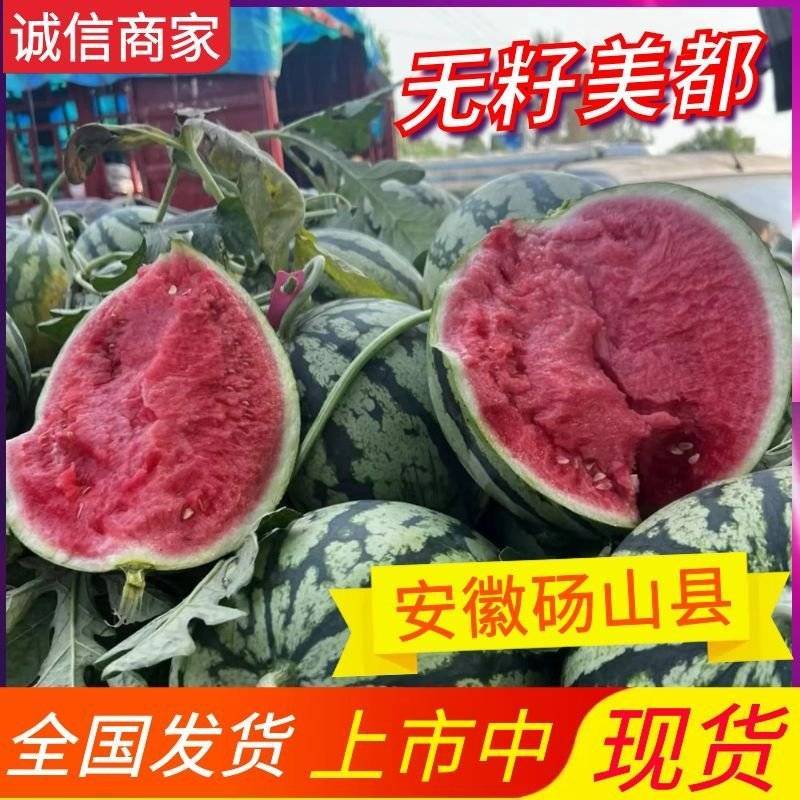 『无籽西瓜』安徽砀山万亩基地直供/包熟包甜/全国发货